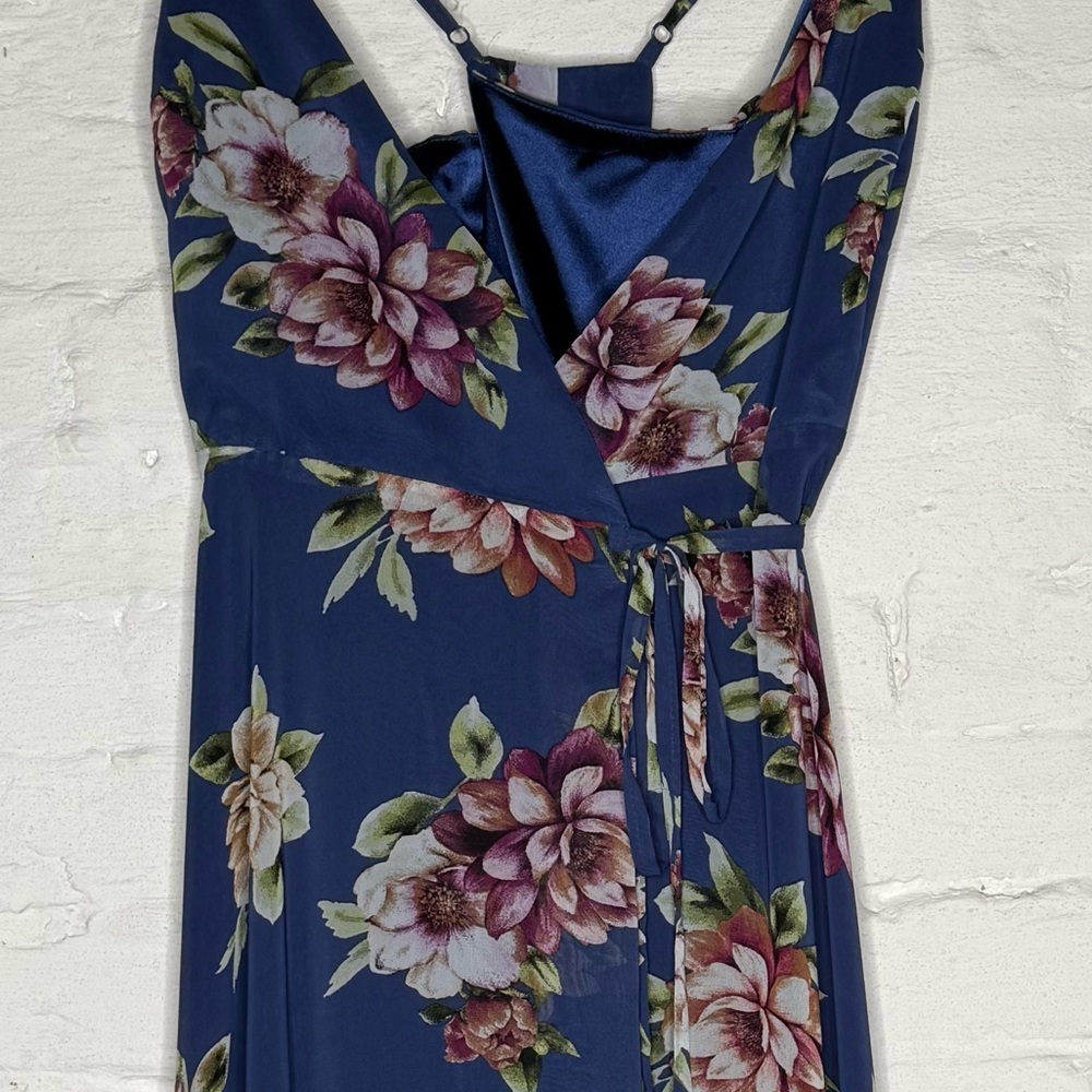 Lulus Always There For Me Wrap Maxi Dress XS - Picture 4 of 8